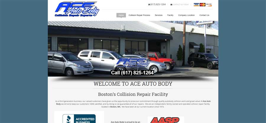 Auto Body Shop Web Design Company in New Hampshire